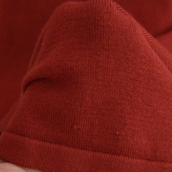 INC International Concepts Faux Suede & Knit Open Draped Cardigan Rust Size XL - Picture 9 of 11